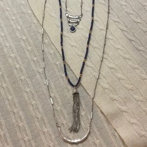 Lucky Brand 3 Tier Necklace